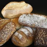 Variety of breads